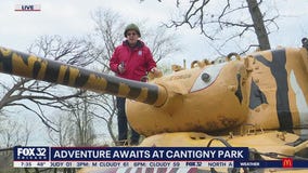 FOX 32's Tim McGill takes on tanks at Cantigny Park in Wheaton