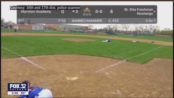 Chicago high school baseball players scramble as gunfire rings out