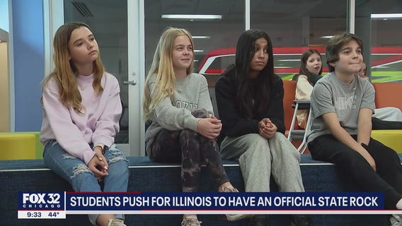 Students push for Illinois to have an official state rock