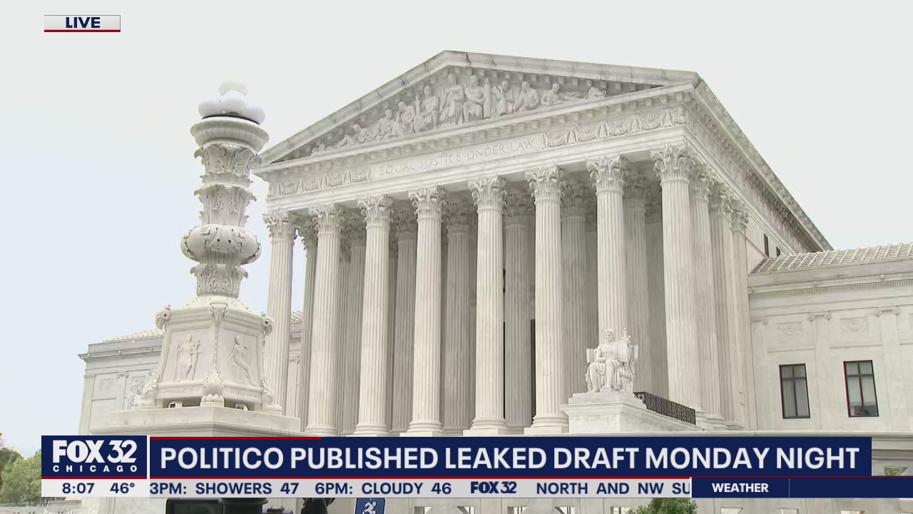 Leak of Supreme Court draft opinion in Roe v. Wade ruling was 'highly unusual,' law professor says