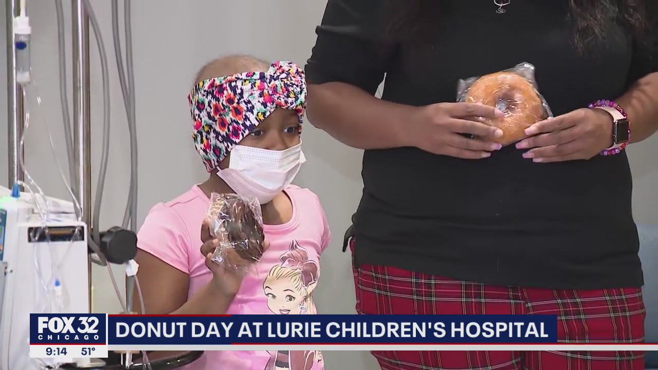 Patients enjoy 'Donut Day' at Lurie Children's Hospital