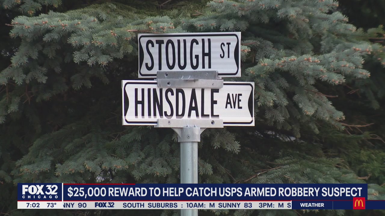 $25K reward offered to help catch suspect who robbed USPS letter carrier in Hinsdale