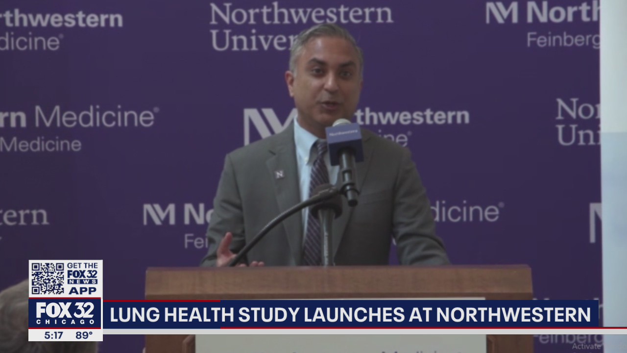 Lung health study launches at Northwestern University in Evanston