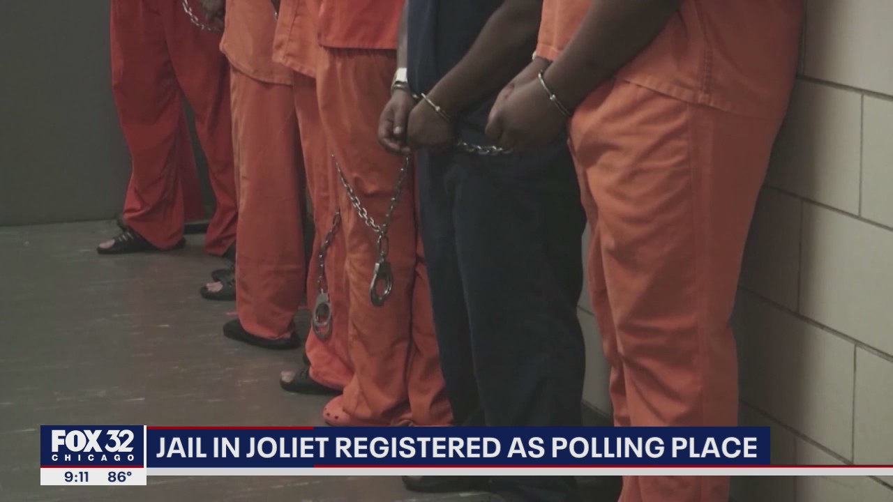 Joliet jail registered as polling place so inmates can vote
