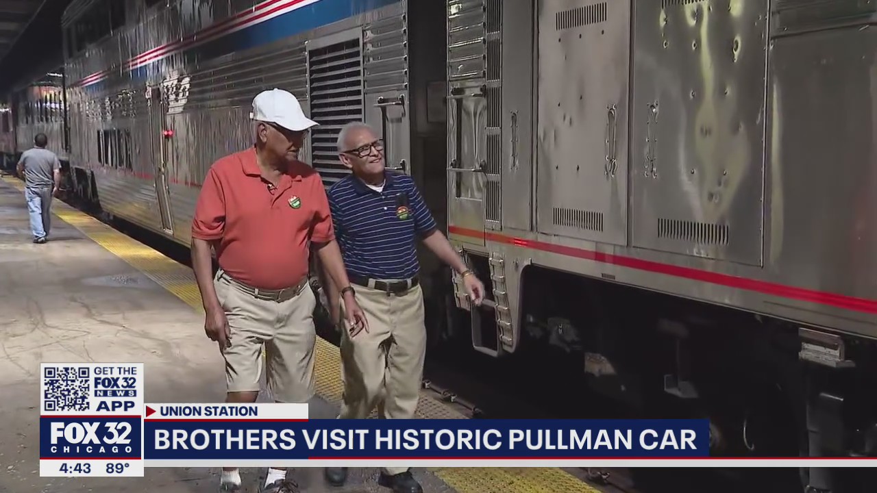 Chicago brothers visit historic Pullman rail car ahead of celebratory weekend