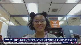 Girl Scouts partner with Kristen Bell for 'Paint Your World Purple' event