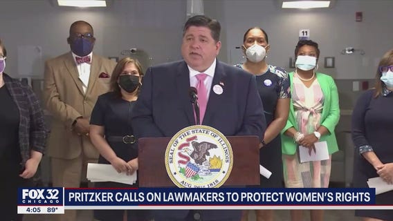 Illinois Gov. JB Pritzker calls on lawmakers to protect women's rights