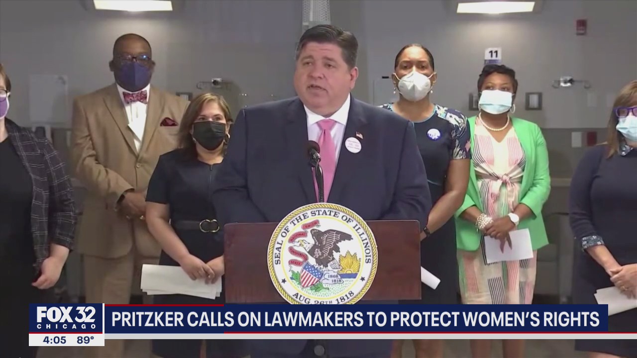 Illinois Gov. JB Pritzker calls on lawmakers to protect women's rights