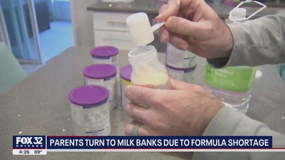Chicago area moms turn to milk banks due to baby formula shortage