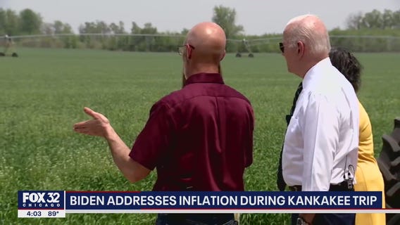 Biden addresses food supply shortage, inflation during Chicago trip