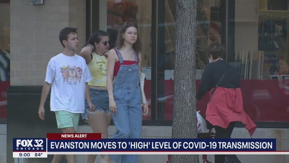 Evanston moves to 'high' level of Covid-19 transmission
