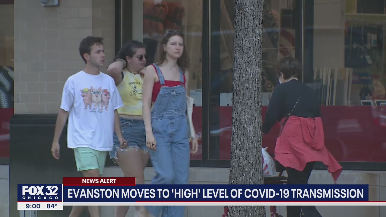 Evanston moves to 'high' level of Covid-19 transmission