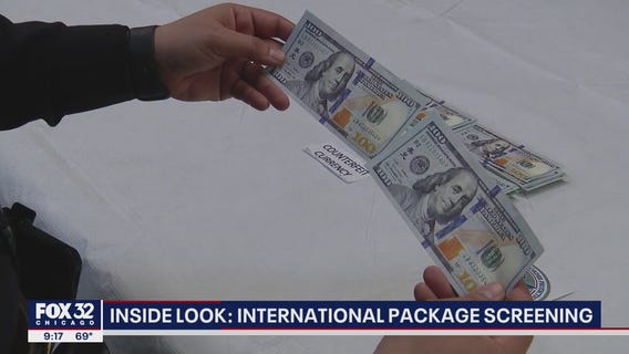 Inside look: International package screening at mail facility near O'Hare