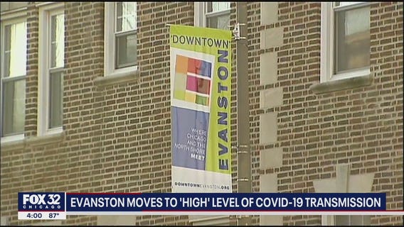 Evanston moves to 'high' risk level of Covid-19 transmission
