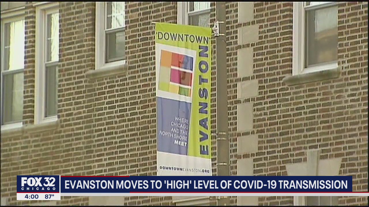 Evanston moves to 'high' risk level of Covid-19 transmission