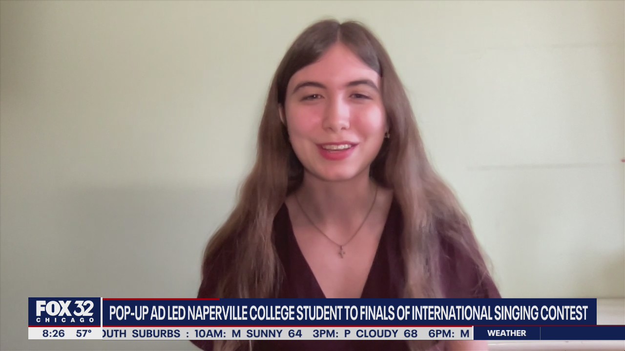 Pop-up ad led Naperville college student to finals of worldwide singing contest