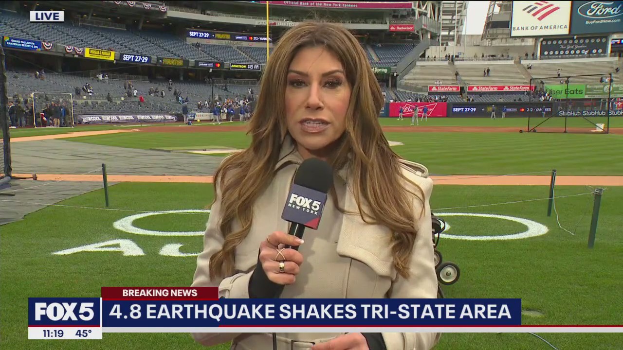 Earthquake felt at Yankee Stadium