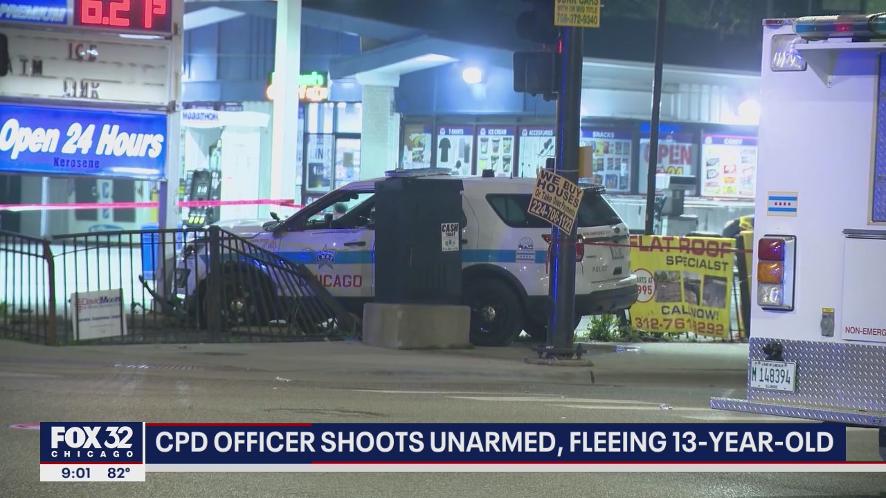 Chicago cop shoots unarmed, fleeing 13-year-old boy