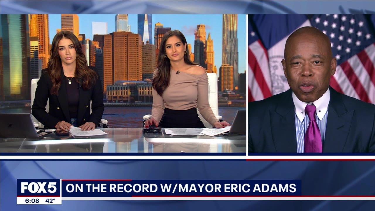 Mayor Adams on latest NYC crime stats