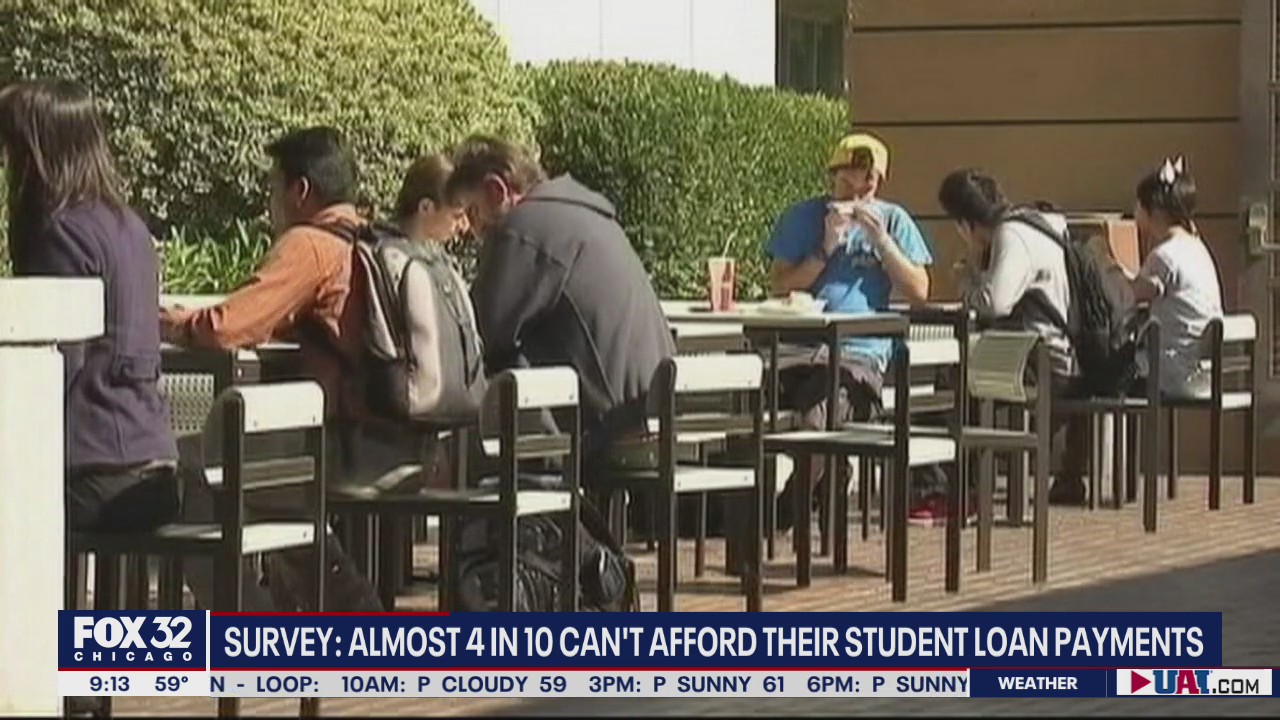 Survey finds 4 out of 10 can't afford their student loan payments