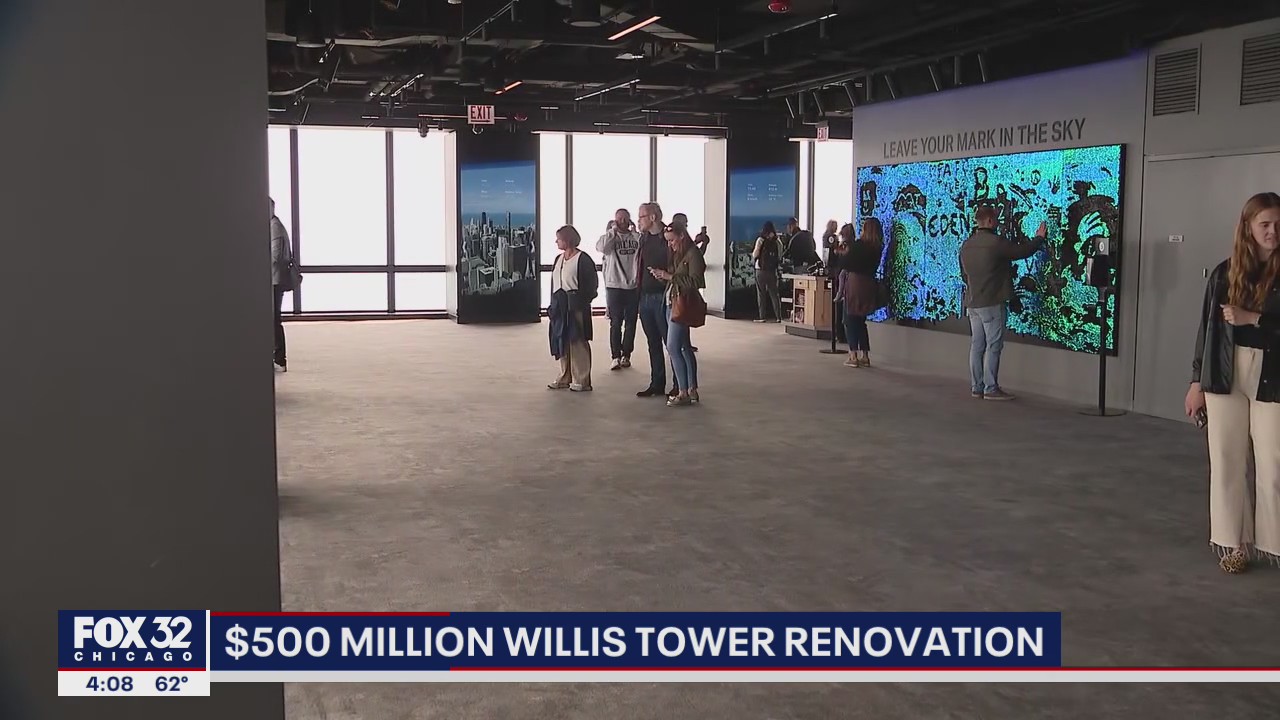 Chicago celebrates completion of $500 million Willis Tower renovation
