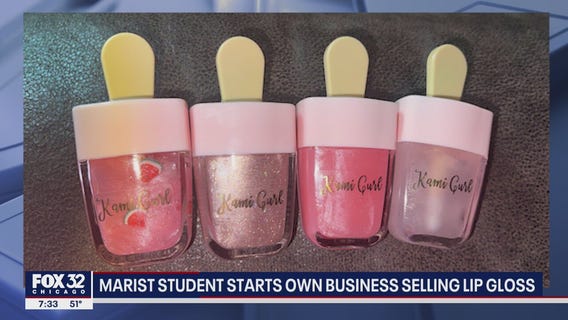 Marist student starts own business selling lip gloss