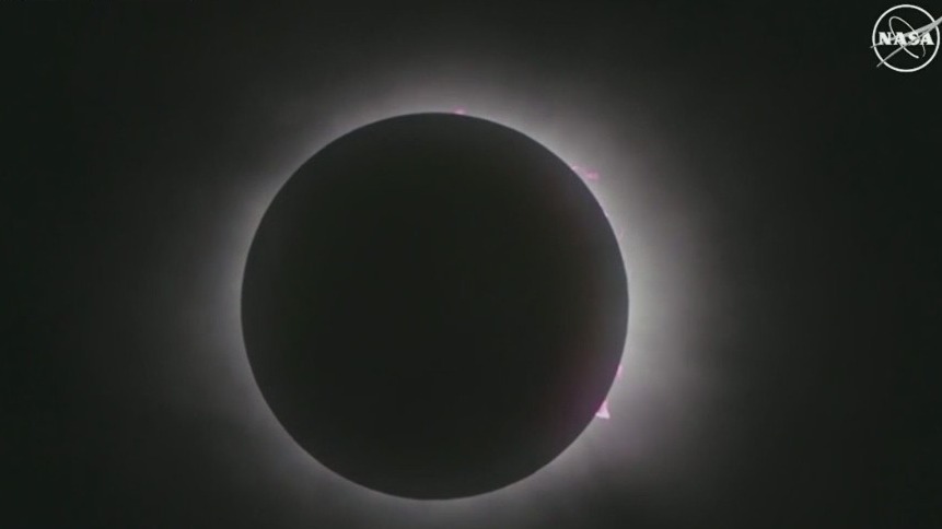 Total solar eclipse as seen in Mexico