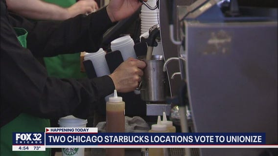 2 Chicago Starbucks locations vote to unionize