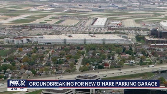 Groundbreaking held for new O'Hare parking garage