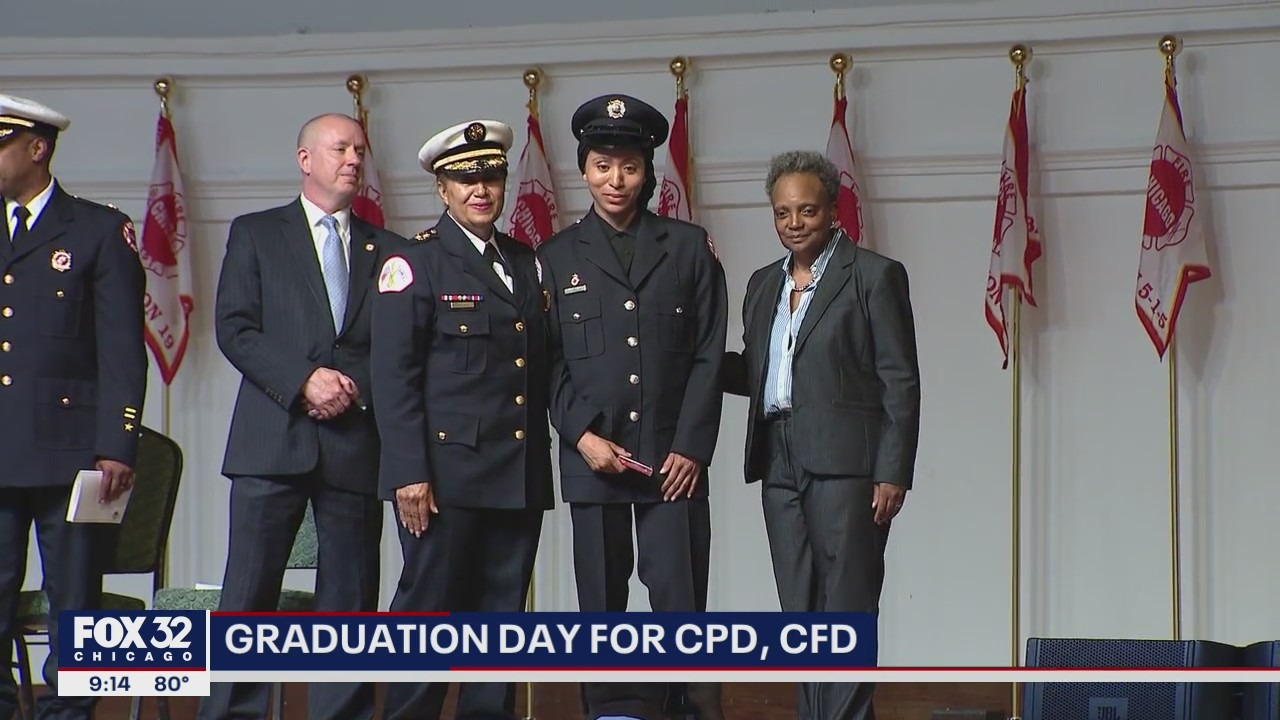Chicago Fire Department welcomes 109 new workers, CPD welcomes 46