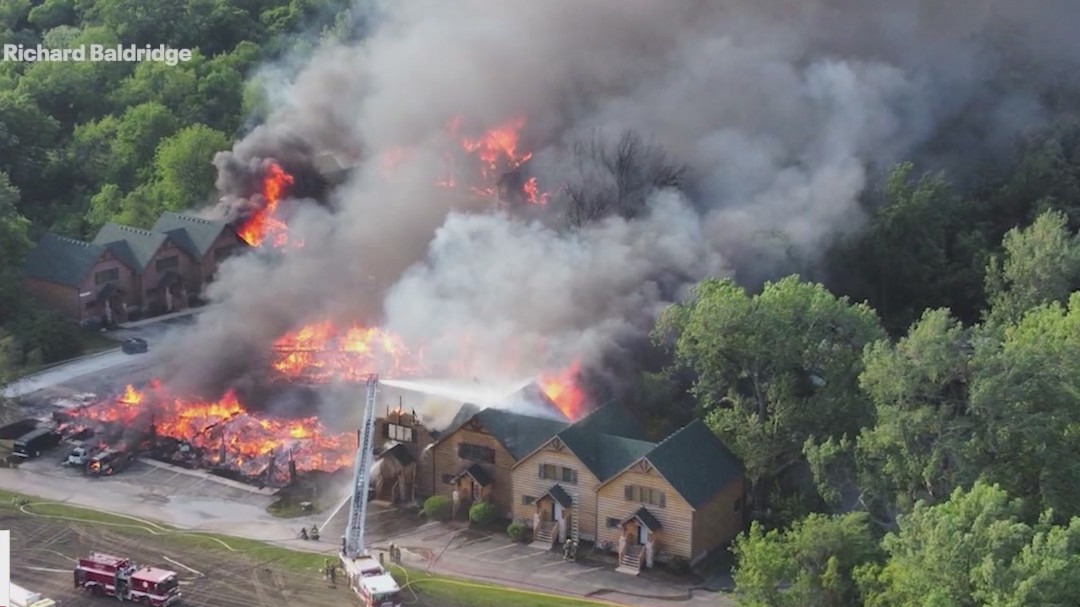 Investigation continues into massive fire at Grand Bear Resort