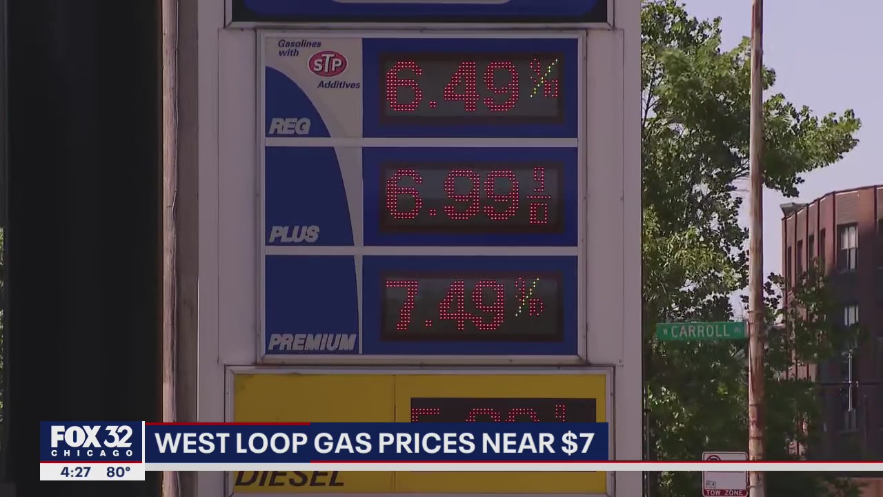 Chicago gas prices approach $7 a gallon
