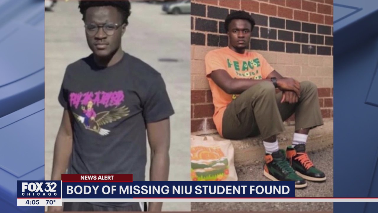Body of missing NIU student found