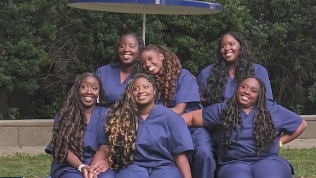 Six sisters study nursing at Adelphi University