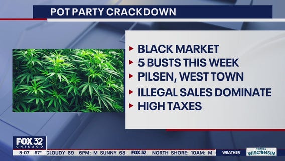 Chicago police seize kilo of weed, magic mushrooms from underground pot parties