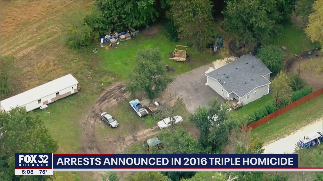 Arrest announced in 2016 triple murder in Kankakee County