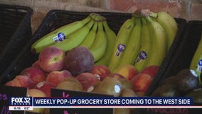Weekly pop-up grocery store serving on Chicago's West Side