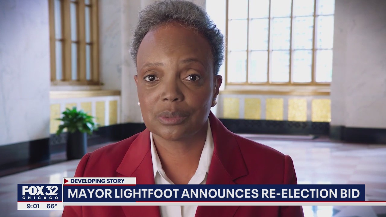 Chicago Mayor Lightfoot announces re-election bid