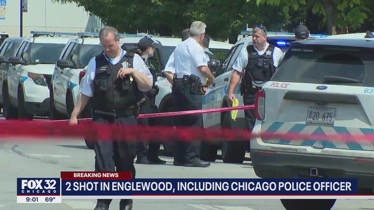 Chicago police officer wounded in shootout during traffic stop