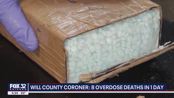 Will County confirms 8 overdose deaths in a single day: coroner