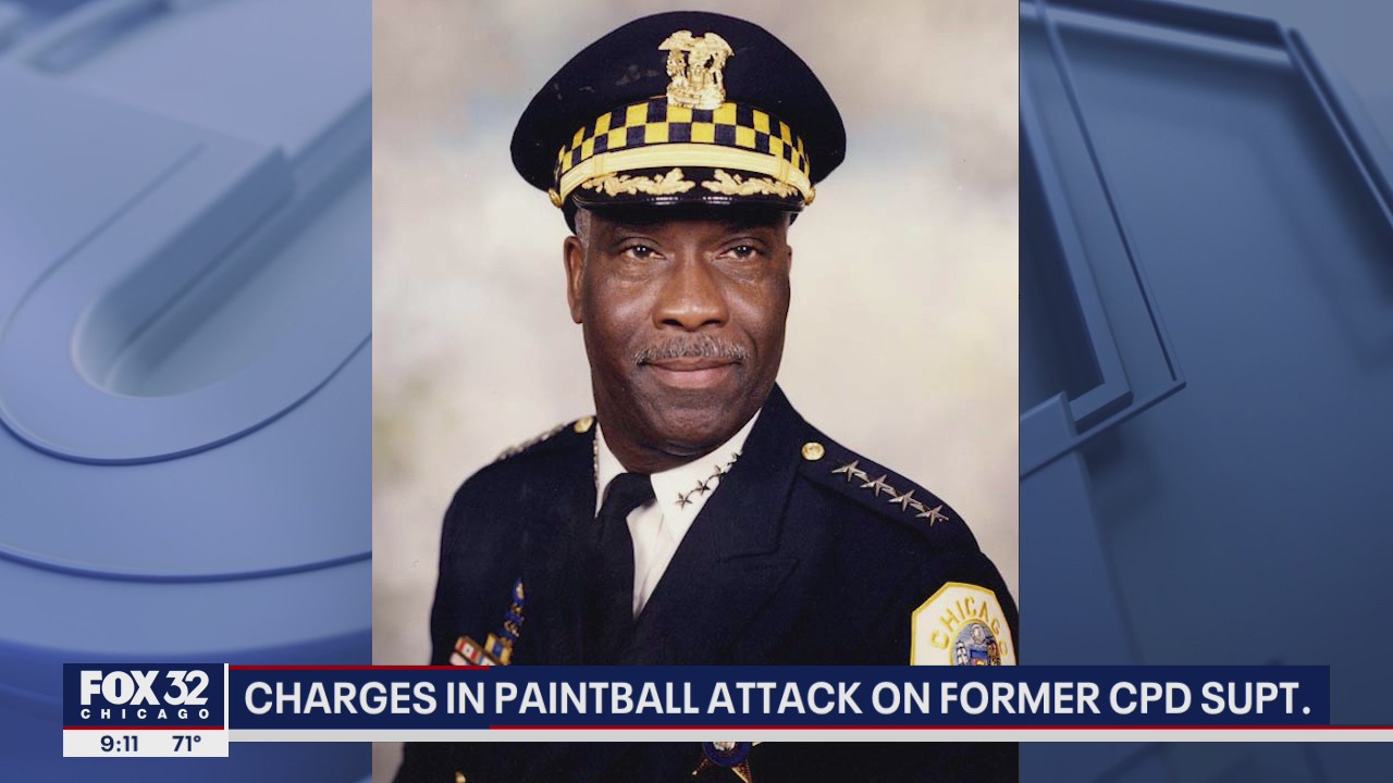Teen charged in Chicago paintball attack on former top cop
