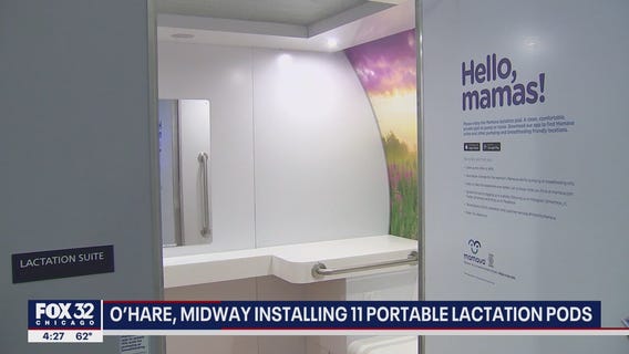 O'Hare, Midway installing 11 portable lactation pods