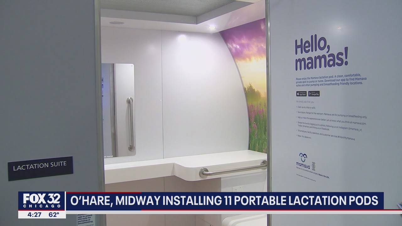 O'Hare, Midway installing 11 portable lactation pods