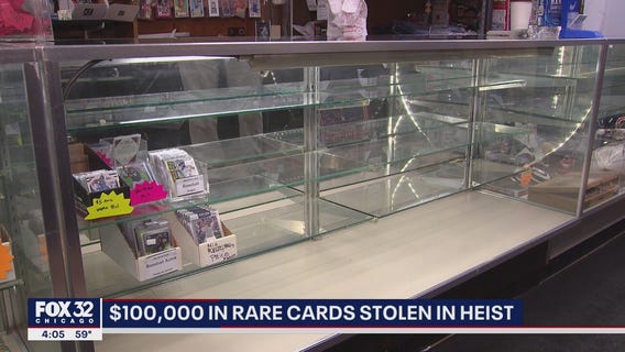 $100K in rare sports cards stolen in Chicago heist