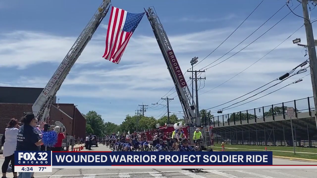 Wounded Warrior Project 'Soldier Ride' kicks off in Chicago area | FOX ...