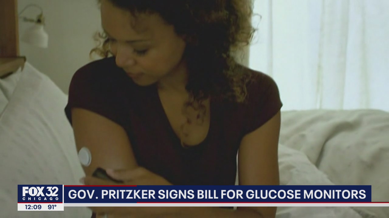 Pritzker signs bill for glucose monitors