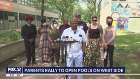 Chicago parents rally to open pools on West Side