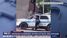 Naked woman charged after stealing squad car and running over CPD officer in West Garfield Park