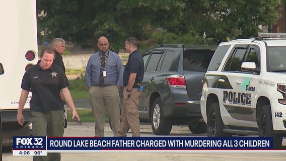 Round Lake Beach dad charged with drowning his 3 young children