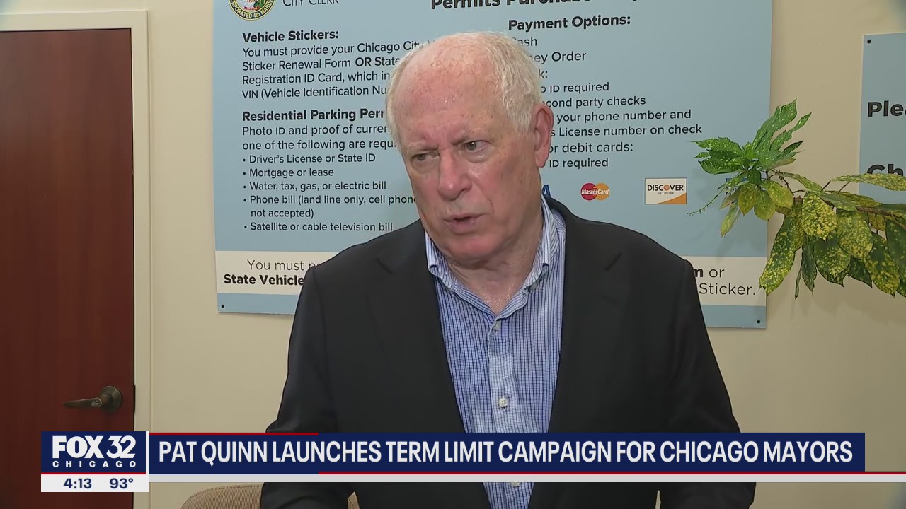 Pat Quinn launches term limit campaign for Chicago mayors